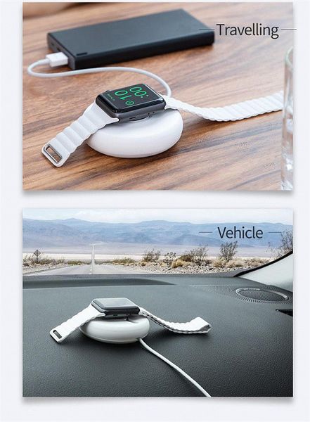 Бездротовий зарядний пристрій Baseus для Apple Watch YoYo, Black (WXYYQIW03-01) 293632 фото