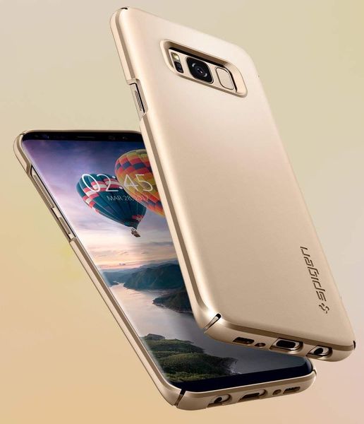 Чохол Spigen для Samsung Galaxy S8 Plus Thin Fit, Gold Maple (571CS21674) 571CS21674 фото