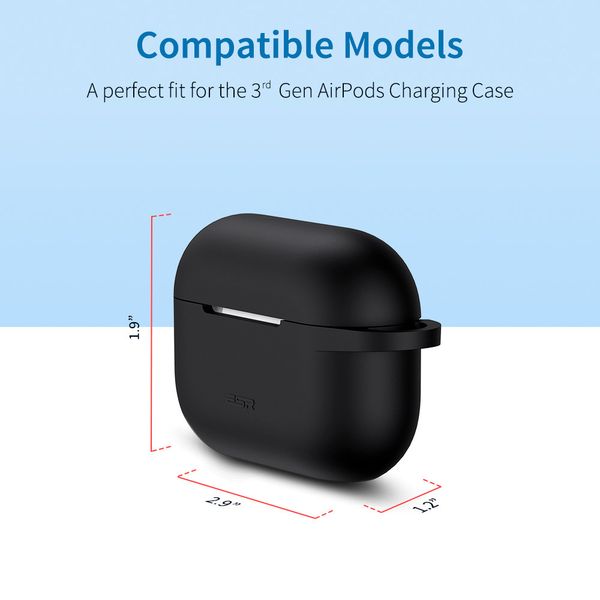 Чехол ESR для Apple AirPods Pro Bounce Series, Black (3C15190350601) 105160 фото