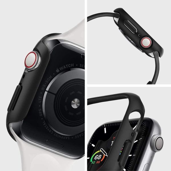 Чохол Spigen для Apple Watch SE / 6 / 5 / 4 (40 mm) — Thin Fit, Black (061CS24484) 061CS24484 фото