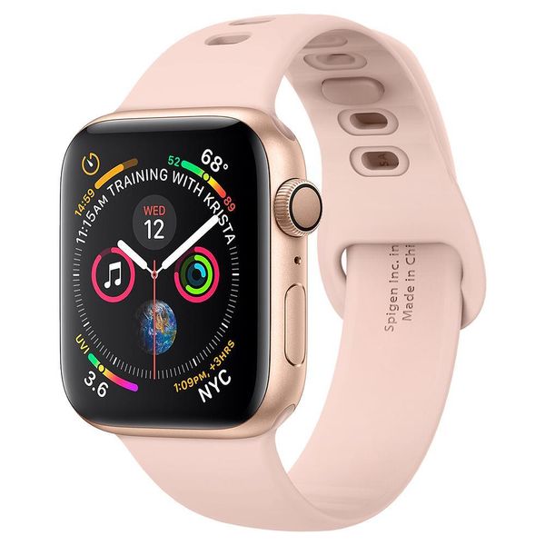 Ремінець Spigen для Apple Watch Series 5/4/3/2/1 44/42 mm Air Fit, Rose Gold (062MP25401) 062MP25401 фото