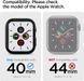 Чохол Spigen для Apple Watch SE / 6 / 5 / 4 (40 mm) — Thin Fit, Black (061CS24484) 061CS24484 фото 2