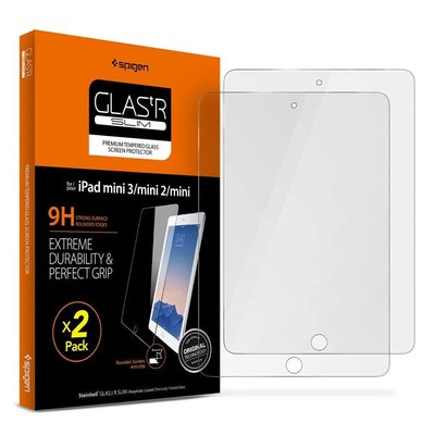 Защитное стекло Spigen для iPad mini 3 / mini 2 / mini, упаковка 2шт. (022GL20816) 022GL20816 фото