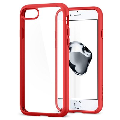 Чехол Spigen для iPhone SE 2020/8/7 Ultra Hybrid 2, Red (042CS21724) 042CS21724 фото