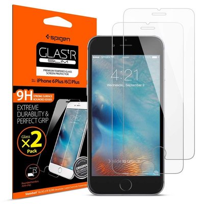 Защитное стекло Spigen для iPhone 6S Plus/ 6 Plus (013GL20146) + Бесплатная поклейка 013GL20146 фото