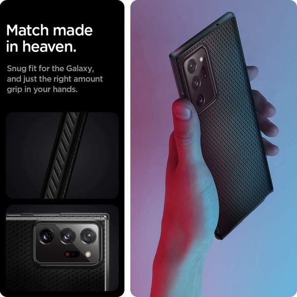Чохол Spigen для Samsung Galaxy Note 20 Ultra — Liquid Air Black (ACS01392) ACS01392 фото