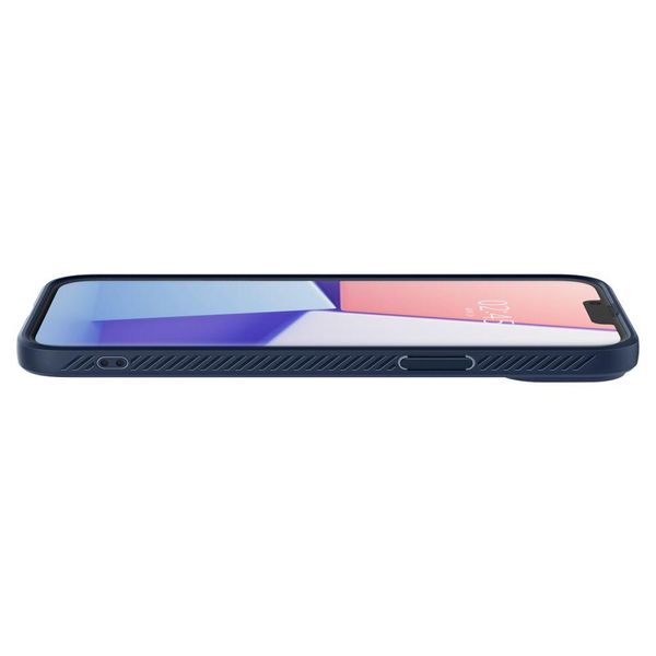 Чохол Spigen для iPhone 14 - Liquid Air, Navy Blue (ACS05038) ACS05038 фото