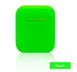 Чехол силиконовый для наушников Apple Airpods, силикон, разные цвета Салатовый 961976149 фото