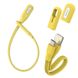 Кабель Baseus Type-C Bracelet 0.22m, Yellow (CATFH-0Y) 221024 фото 1