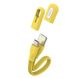 Кабель Baseus Type-C Bracelet 0.22m, Yellow (CATFH-0Y) 221024 фото 3
