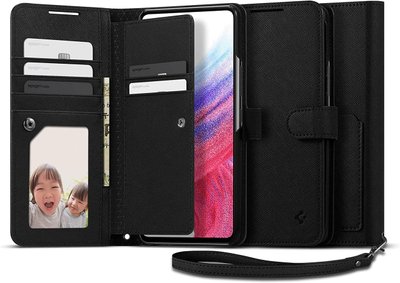 Книжка-Чехол Spigen для Samsung Galaxy A53 5G Wallet S Plus, Black (ACS04412) ACS04412 фото