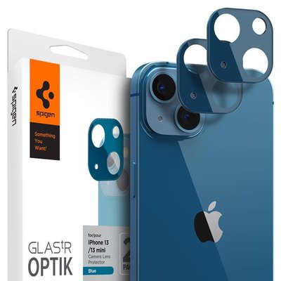 Захисне скло Spigen для камери iPhone 13/ 13 mini — Optik (2 шт.), Blue (AGL04037) AGL04037 фото