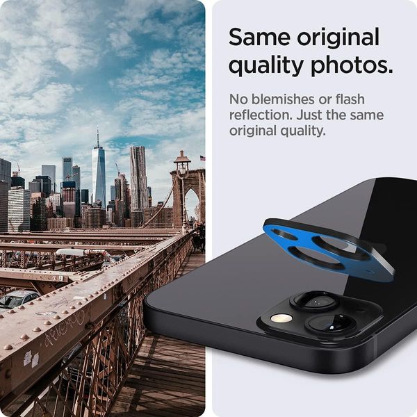 Захисне скло Spigen для камери iPhone 13 mini — Optik camera lens (2 шт.), Black (AGL03395) AGL03395 фото