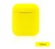 Чехол силиконовый для наушников Apple Airpods, силикон, разные цвета Желтый 961976150 фото