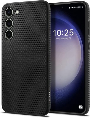 Чехол Spigen для Samsung Galaxy S23 Plus - Liquid Air, Matte Black (ACS05666) ACS05666 фото