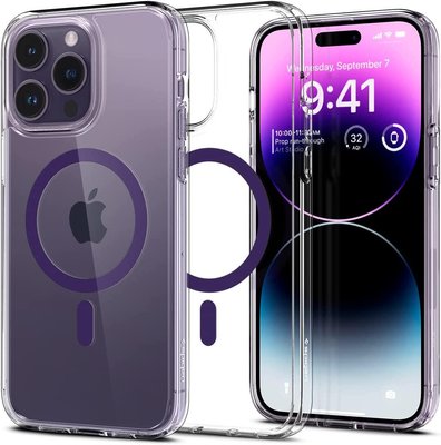 Чохол Spigen для iPhone 14 Pro Max - Ultra Hybrid MagSafe, Deep Purple (ACS05581) ACS05581 фото