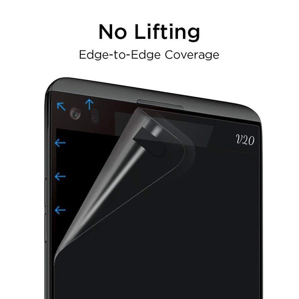 Захисна плівка Spigen для LG V20 Neo Flex HD + клеєння в подарунок A20FL21394 фото