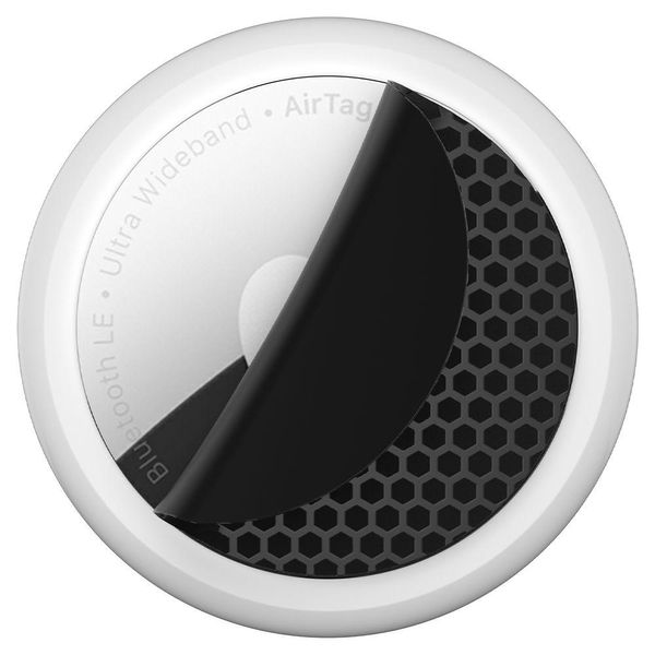 Матова гідрогелева плівка Spigen для Apple AirTag - AirSkin Shield Карбон (AFL03161) AFL03161 фото