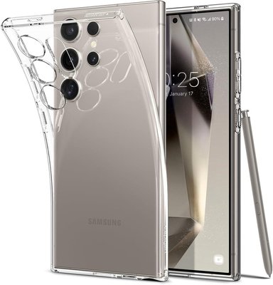 Чехол Spigen для Samsung Galaxy S24 Ultra - Liquid Crystal, Crystal Clear (ACS07283) ACS07283 фото