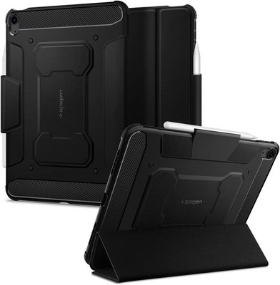 Чохол Spigen для iPad Air 10.9" (2022 / 2020) - Rugged Armor Pro, Black (ACS02054) ACS02054 фото