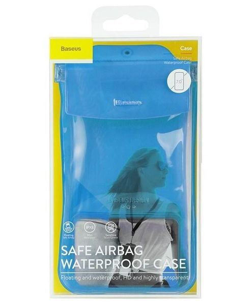 Чехол Baseus Safe Airbag Waterproof Case, Blue (ACFSD-C03) 291010 фото