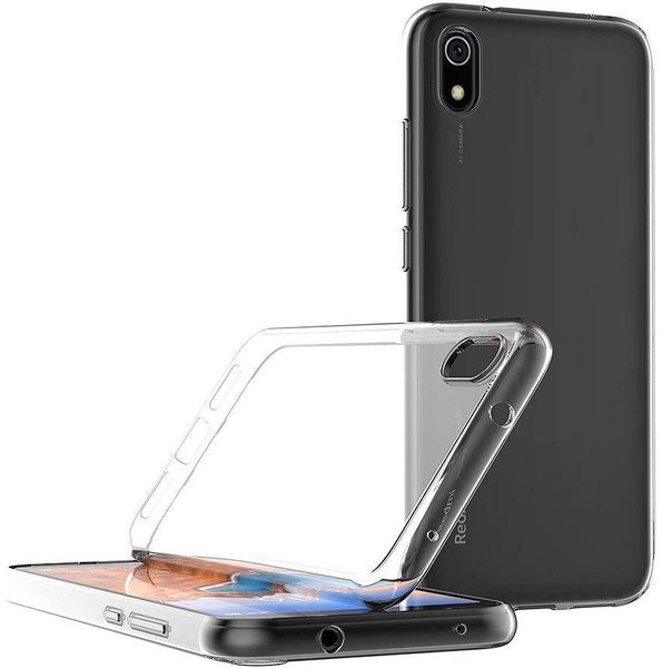 Чехол Ou Case для Xiaomi Redmi 7A Unique Skid Silicone, Transparent 1068646120 фото