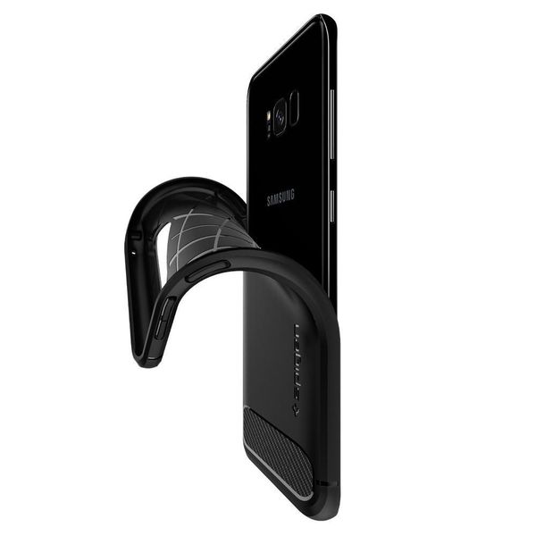 Чохол Spigen для Samsung Galaxy S8 Plus Rugged Armor, Black (571CS21661) 571CS21661 фото