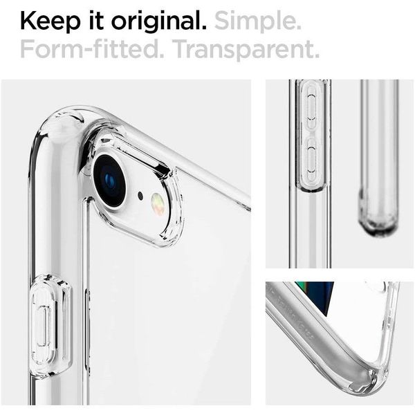 Чехол Spigen для iPhone SE 2022/ 2020/ 8/ 7 - Ultra Hybrid 2, Crystal (042CS20927) 042CS20927 фото