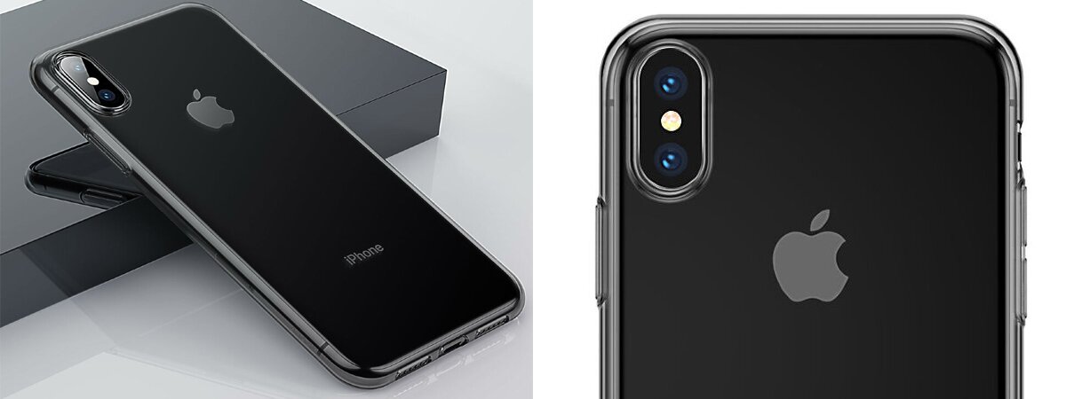 Чехол Baseus Simplicity Series (Basic model) для iPhone XS Max, цвет Прозрачно-черный (ARAPIPH65-B01) купить в магазине Эврика