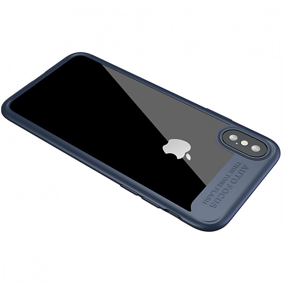 Чехол Baseus Suthin Сase для iPhone X/XS, цвет Темно-синий (ARAPIPHX-SB15) купить в магазине Эврика